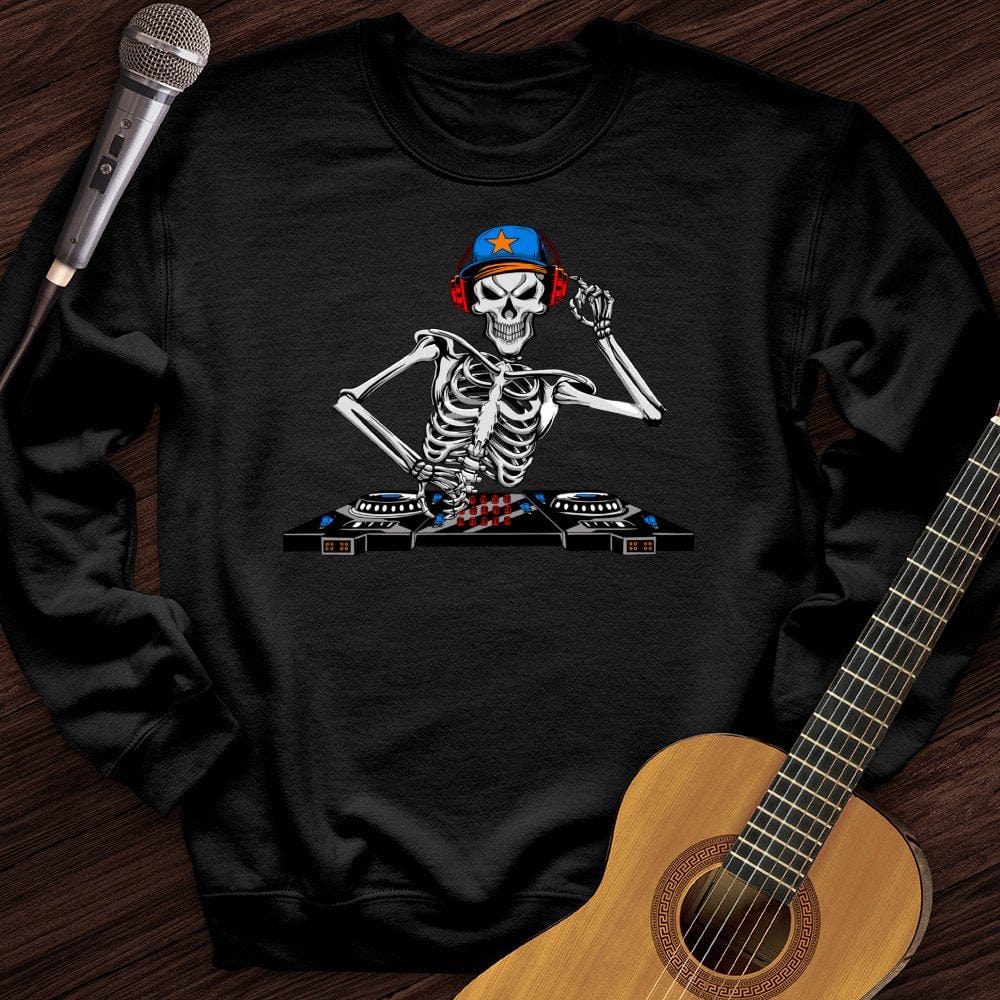 Printify Sweatshirt Black / S Undead DJ Crewneck