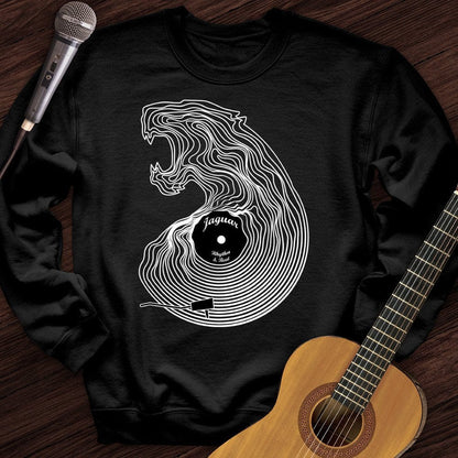 Printify Sweatshirt Black / S Vinimal Jaguar Crewneck