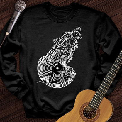 Printify Sweatshirt Black / S Vinimal Wolf Crewneck