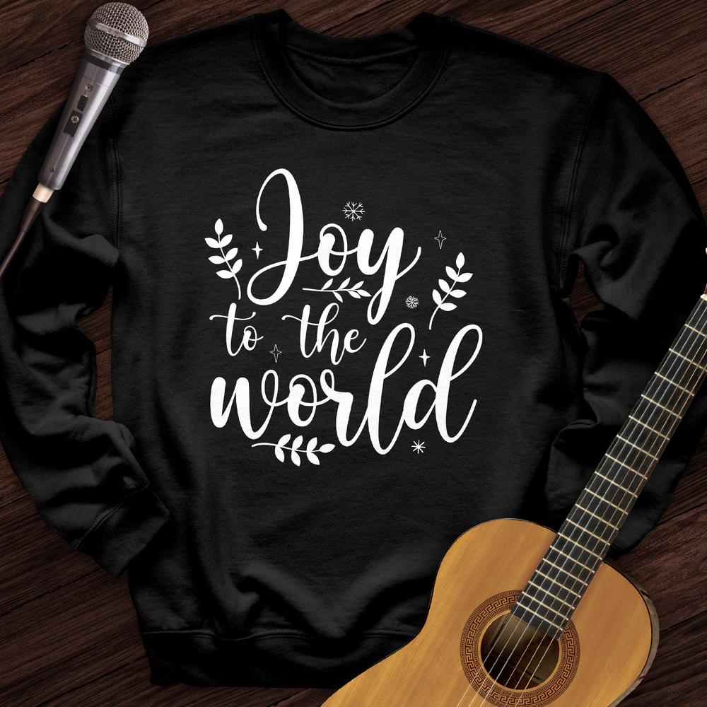 Printify Sweatshirt Joy To The World Crewneck