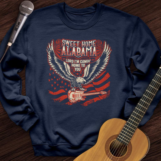 Printify Sweatshirt Navy / S Alabama Crewneck