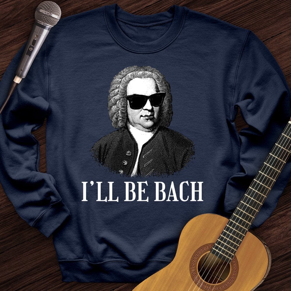 Printify Sweatshirt Navy / S Be Bach Crewneck