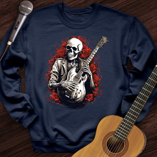 Printify Sweatshirt Navy / S Bed of Roses Crewneck