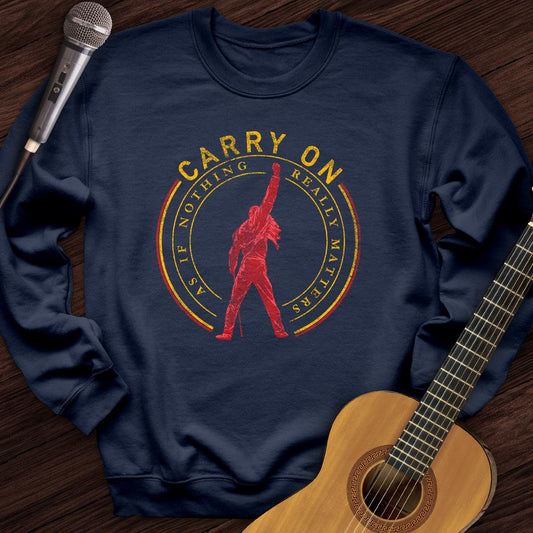 Printify Sweatshirt Navy / S Carry On Crewneck