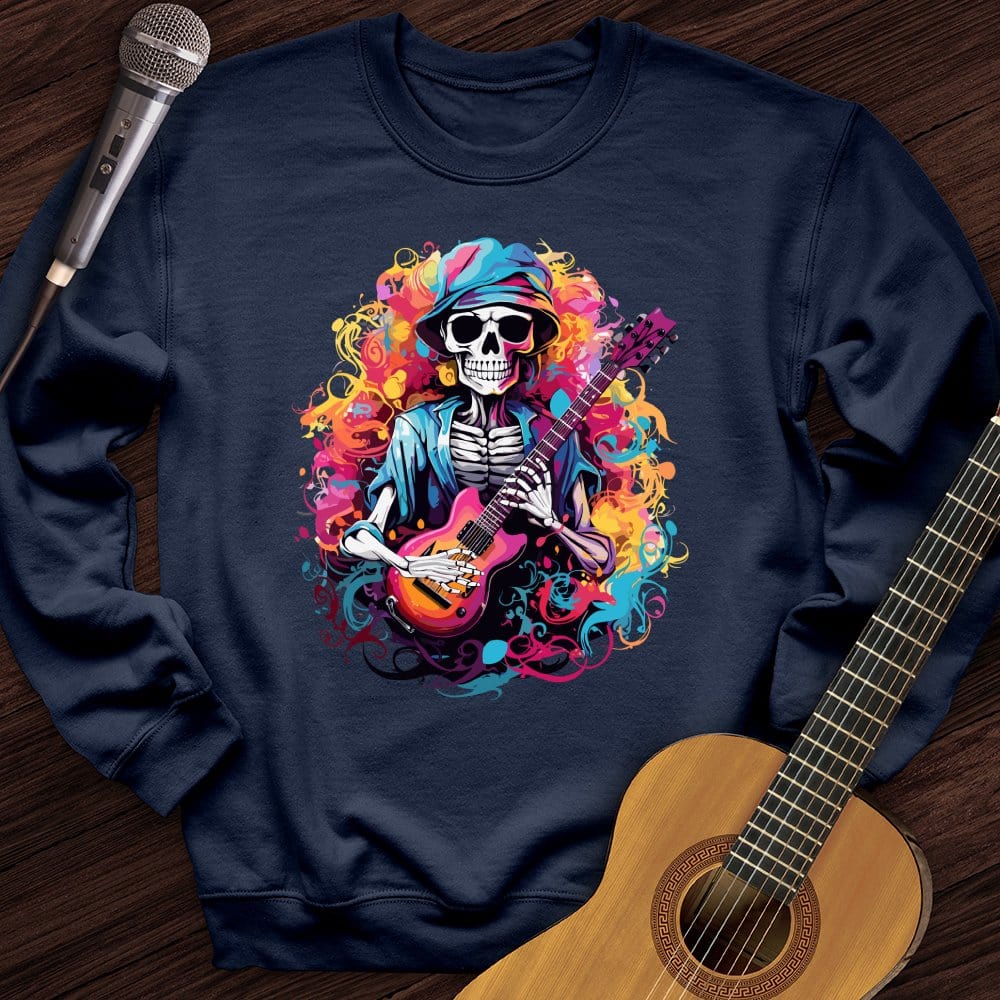 Printify Sweatshirt Navy / S Colorful Undead Crewneck