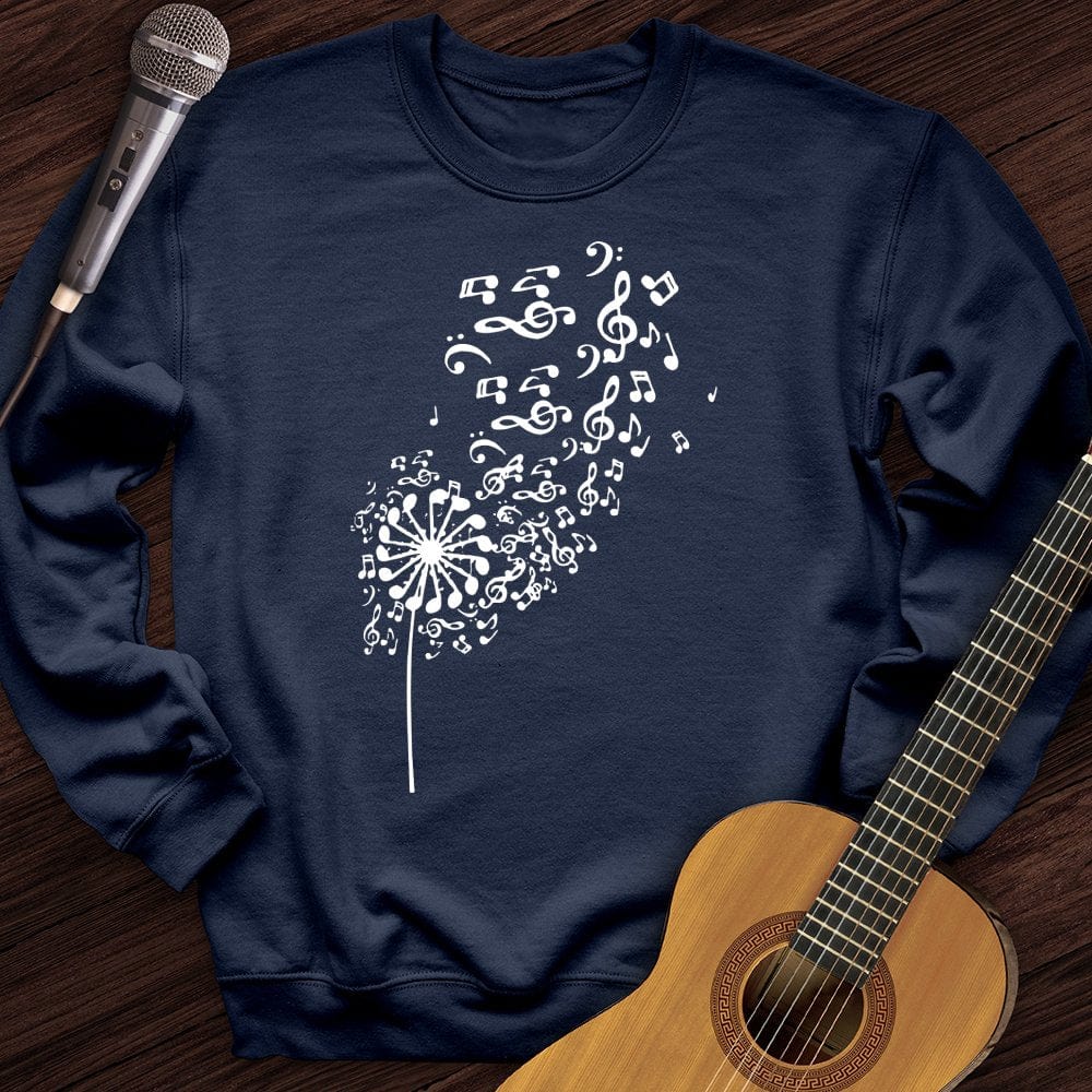 Printify Sweatshirt Navy / S Dandelion Crewneck