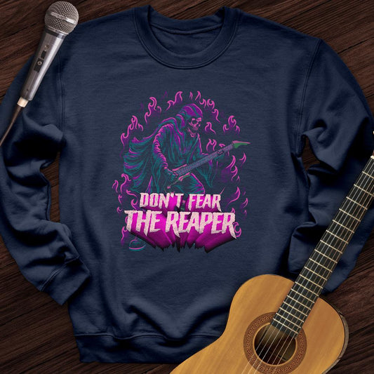 Printify Sweatshirt Navy / S Don't Fear The Reaper Crewneck