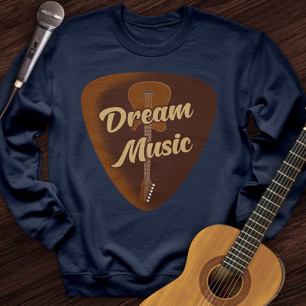 Printify Sweatshirt Navy / S Dream of Music Crewneck