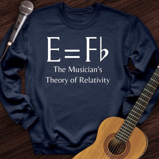 Printify Sweatshirt Navy / S Einstein Crewneck