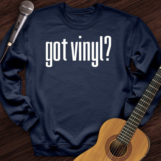 Printify Sweatshirt Navy / S Got Vinyl Crewneck