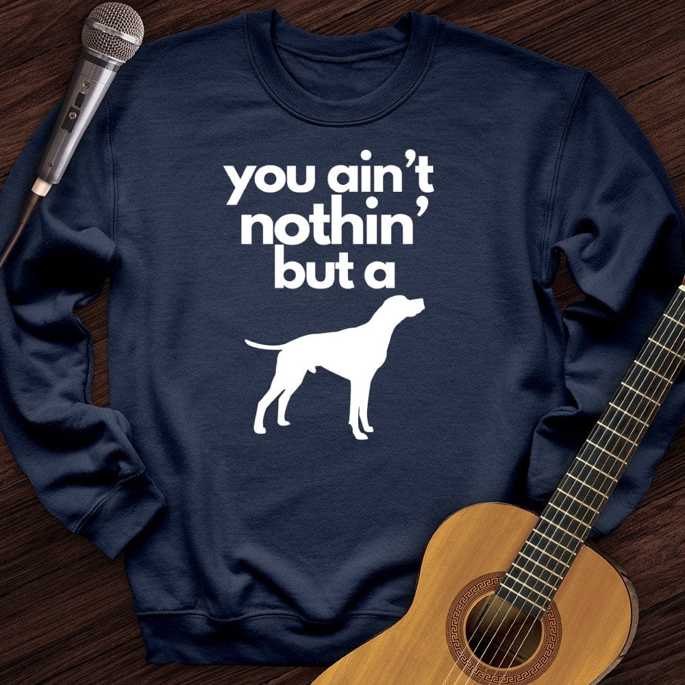 Printify Sweatshirt Navy / S Hound Blues Crewneck