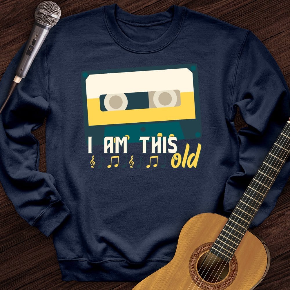 Printify Sweatshirt Navy / S I Am This Old Crewneck