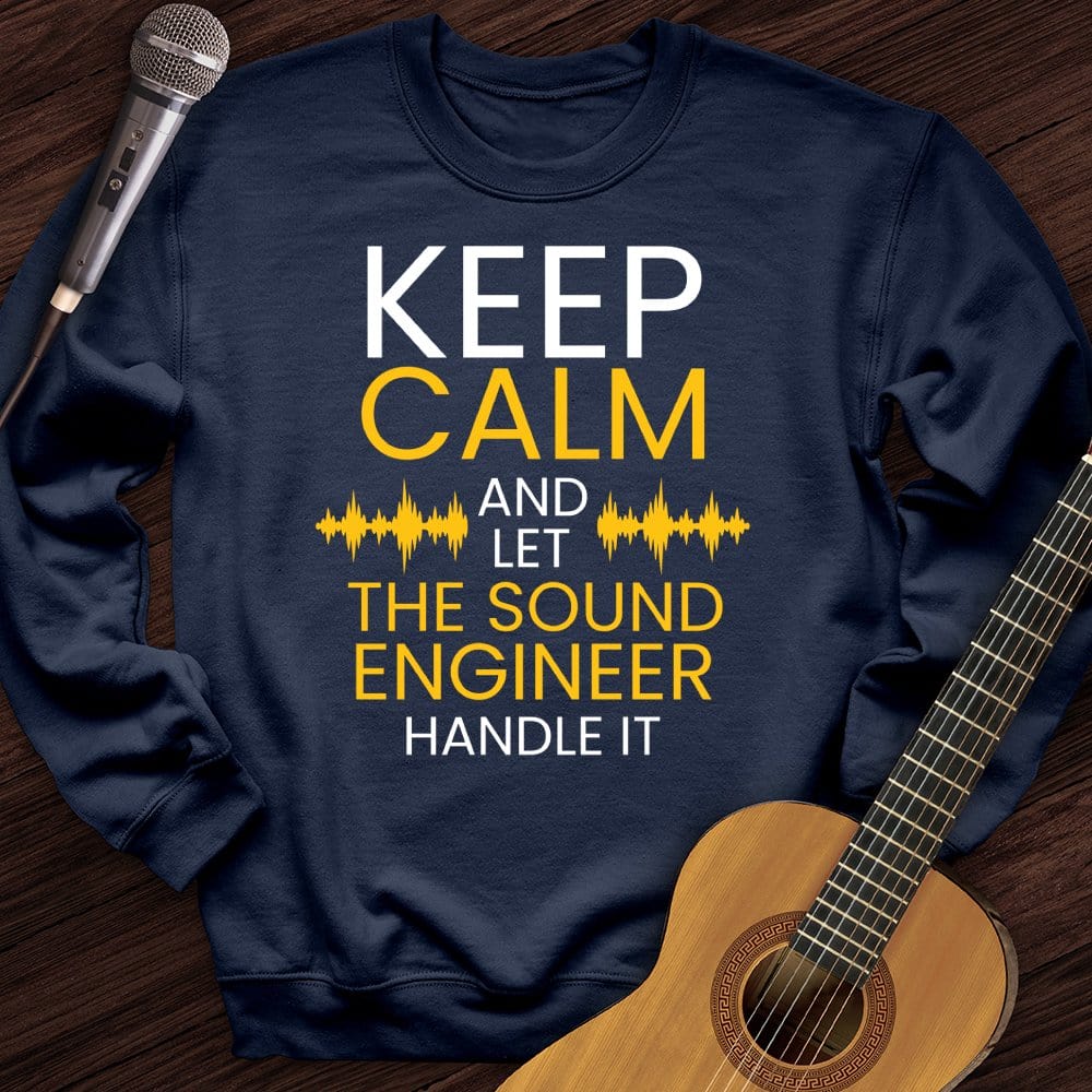 Printify Sweatshirt Navy / S Keep Calm Crewneck