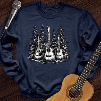 Printify Sweatshirt Navy / S Music In Nature Crewneck