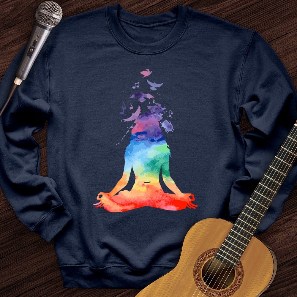 Printify Sweatshirt Navy / S Musical Soul Crewneck