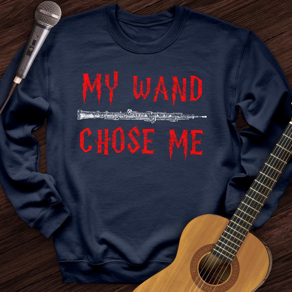 Printify Sweatshirt Navy / S My Wand Chose Me Crewneck