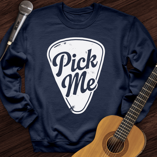 Printify Sweatshirt Navy / S Pick Me Crewneck