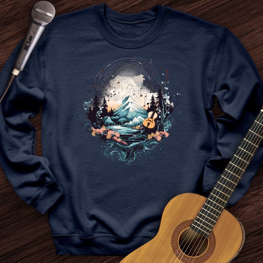 Printify Sweatshirt Navy / S Sound of Nature Crewneck