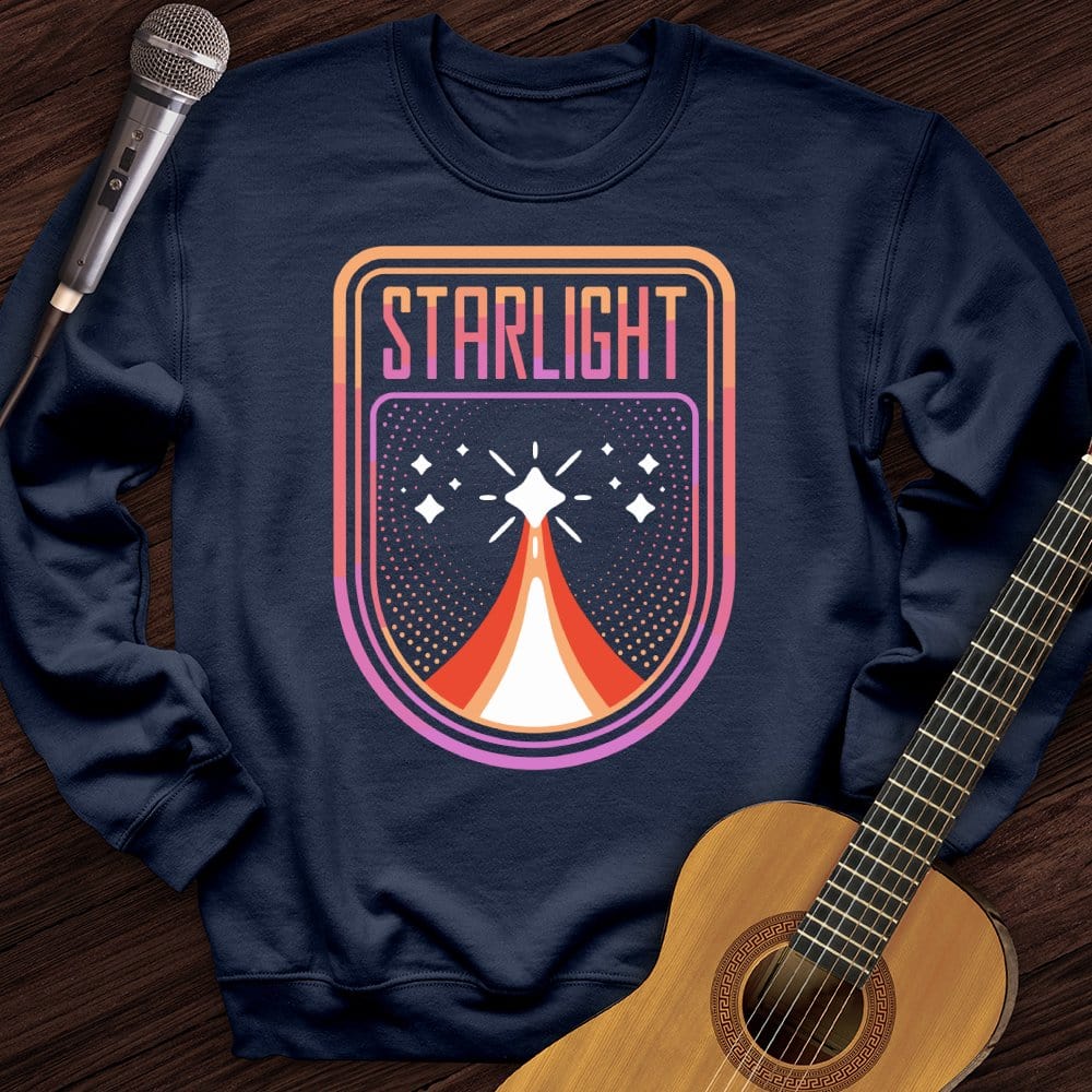 Printify Sweatshirt Navy / S Starlight Crewneck