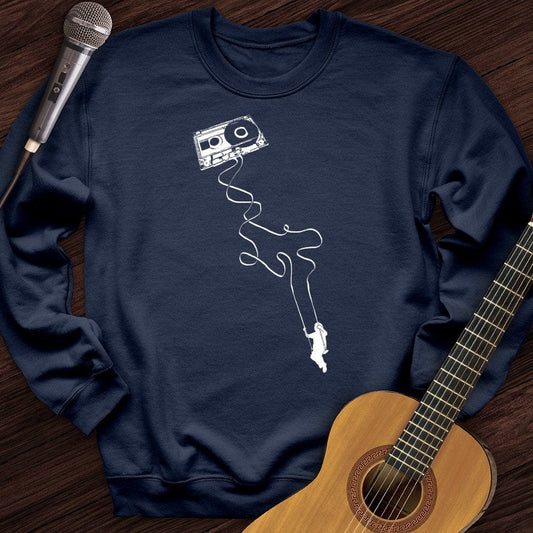 Printify Sweatshirt Navy / S Swing To The Music Crewneck