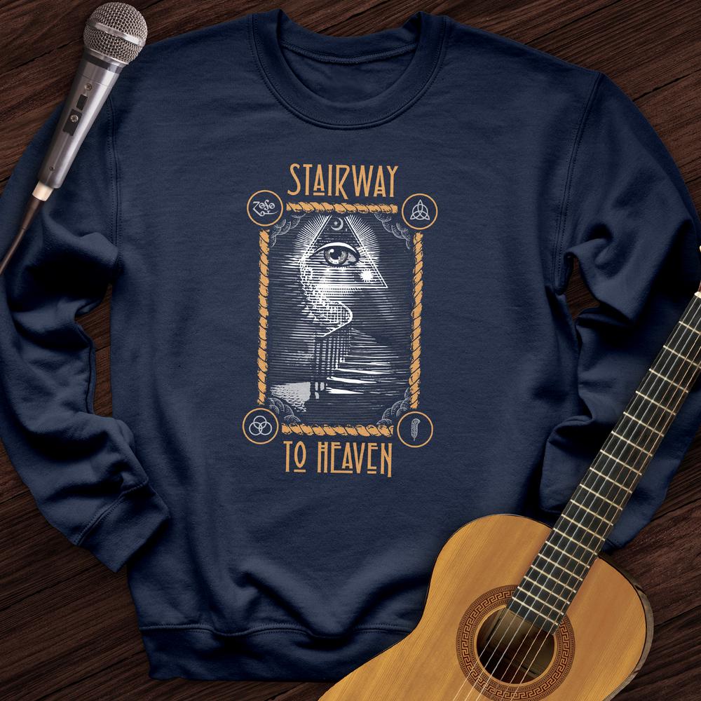 Printify Sweatshirt Navy / S To Heaven Crewneck