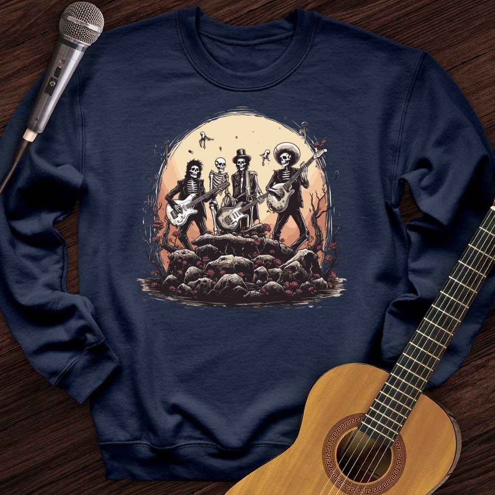 Printify Sweatshirt Navy / S Undead Concert Crewneck