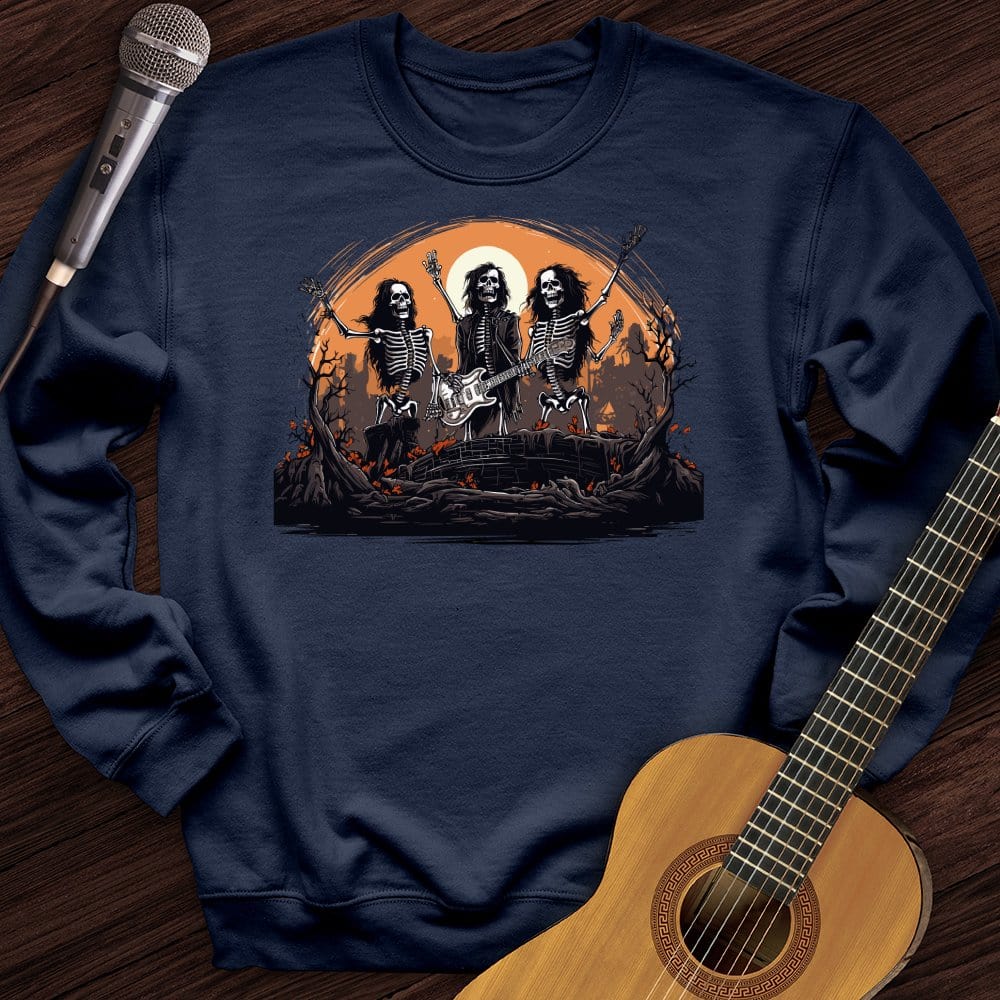 Printify Sweatshirt Navy / S Undead Tour Crewneck