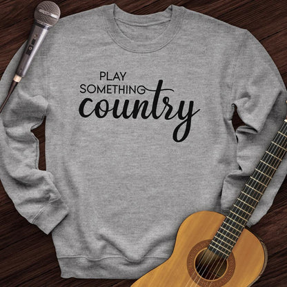 Printify Sweatshirt Play Country Crewneck