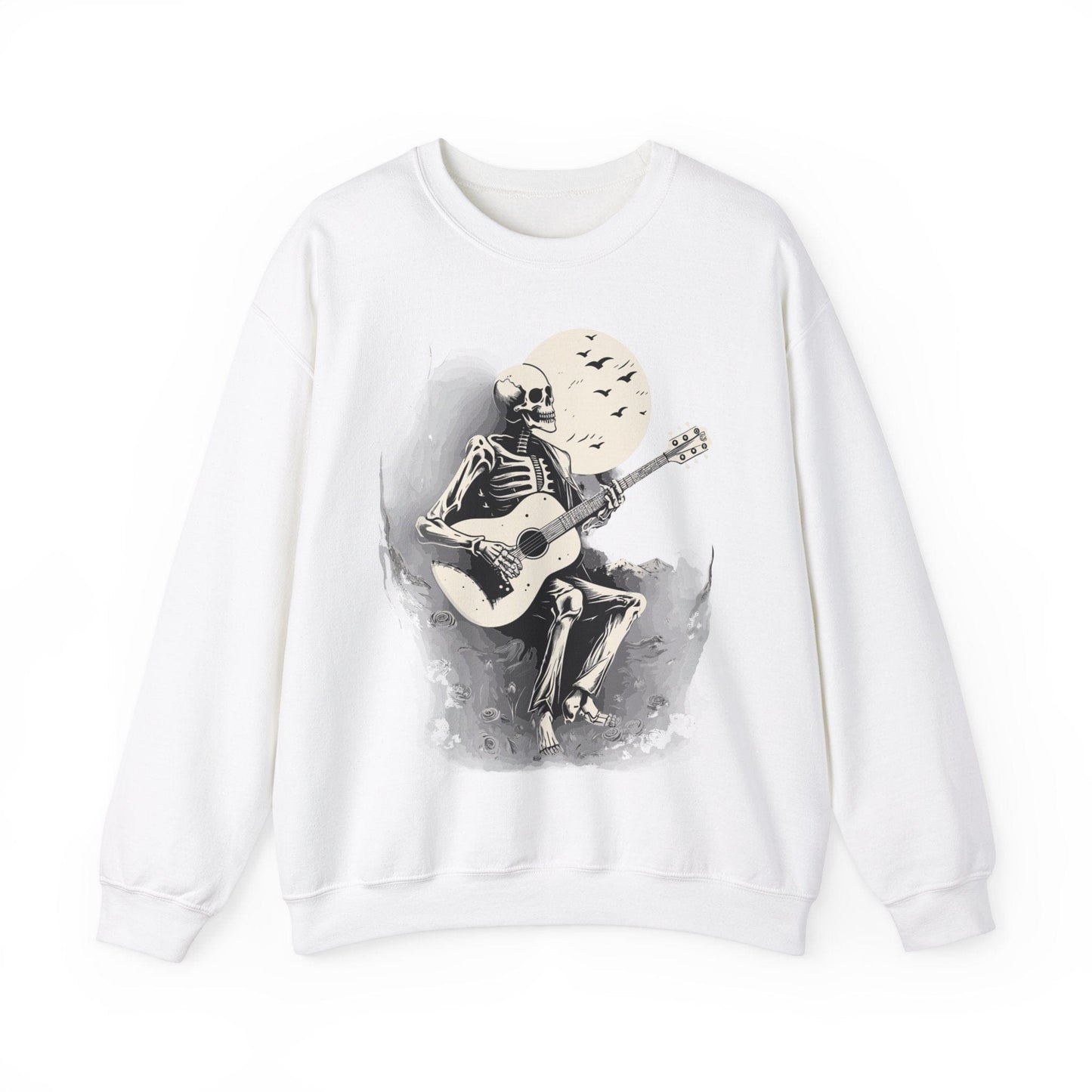 Printify Sweatshirt S / White Come Alive at Night Crewneck