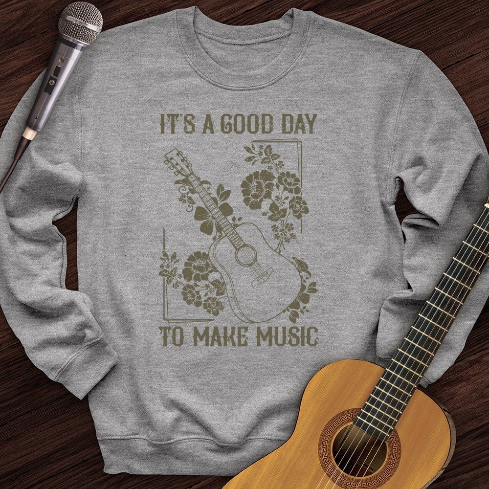 Printify Sweatshirt Sport Grey / S A Good Day Crewneck