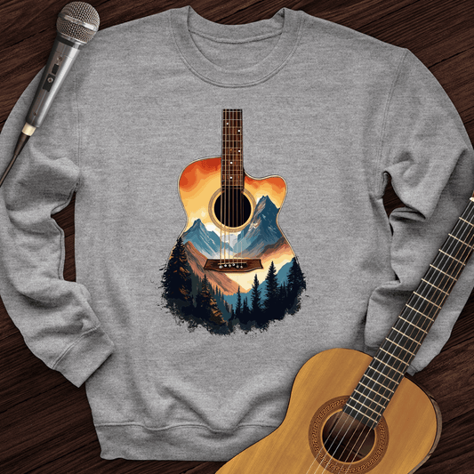 Printify Sweatshirt Sport Grey / S Acoustic Heaven Crewneck