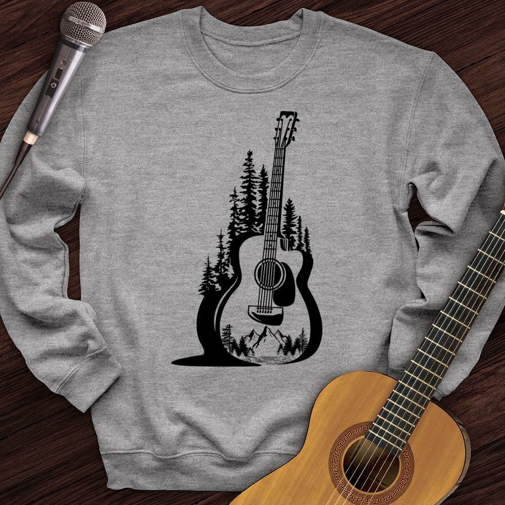 Printify Sweatshirt Sport Grey / S Acoustic Nature Crewneck