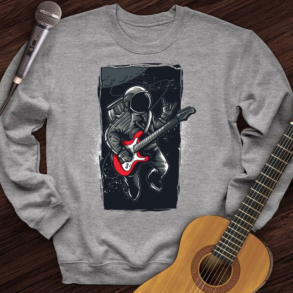 Printify Sweatshirt Sport Grey / S Astro Guitar Crewneck
