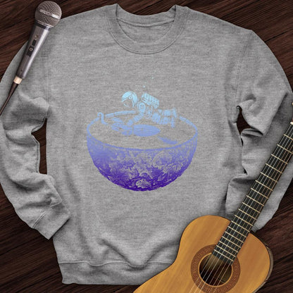 Printify Sweatshirt Sport Grey / S Astro On Record Crewneck