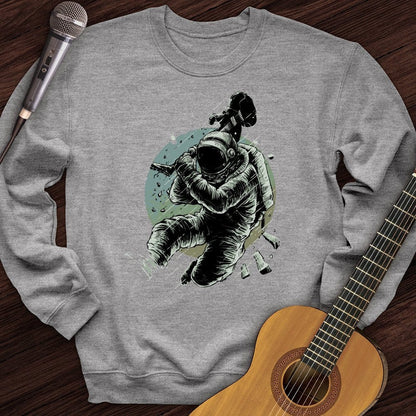 Printify Sweatshirt Sport Grey / S Astronaut Rockstar Crewneck