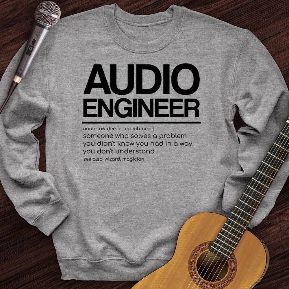 Printify Sweatshirt Sport Grey / S Audio Engineer Crewneck
