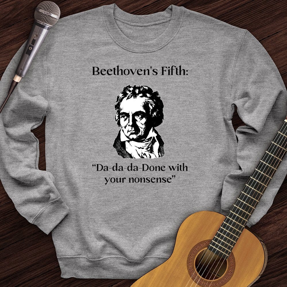 Printify Sweatshirt Sport Grey / S Beethoven's Fifth Crewneck