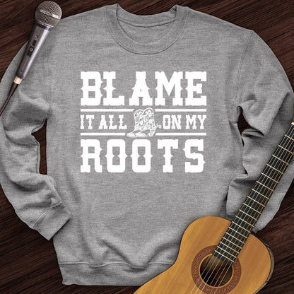 Printify Sweatshirt Sport Grey / S Blame It Crewneck