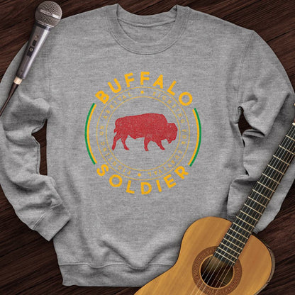 Printify Sweatshirt Sport Grey / S Buffalo Soldier Crewneck