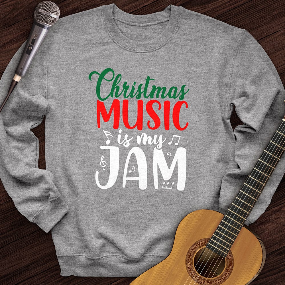 Printify Sweatshirt Sport Grey / S Christmas Music Jam Crewneck