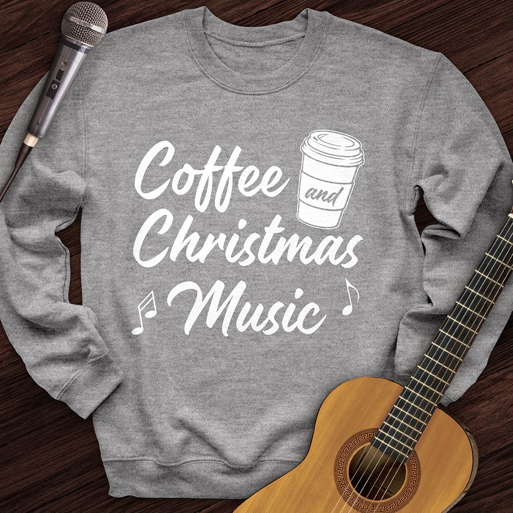 Printify Sweatshirt Sport Grey / S Coffee and Christmas Crewneck