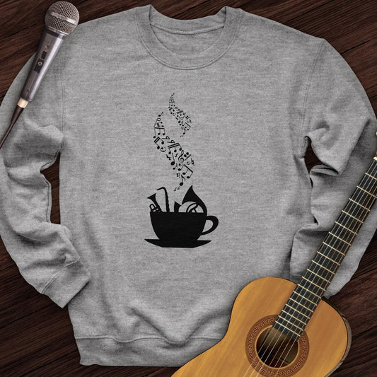 Printify Sweatshirt Sport Grey / S Cup of Music Crewneck