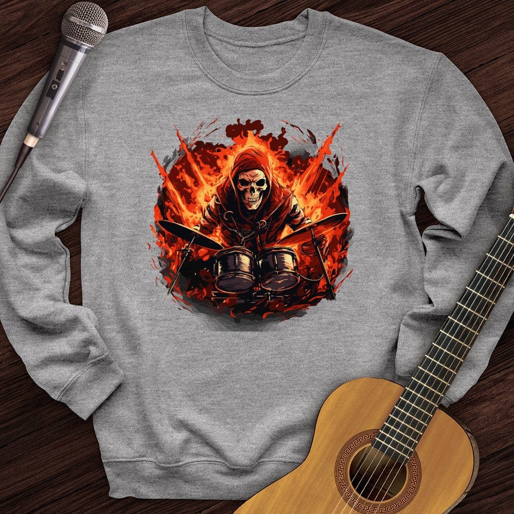 Printify Sweatshirt Sport Grey / S Diablo's Drummer Crewneck