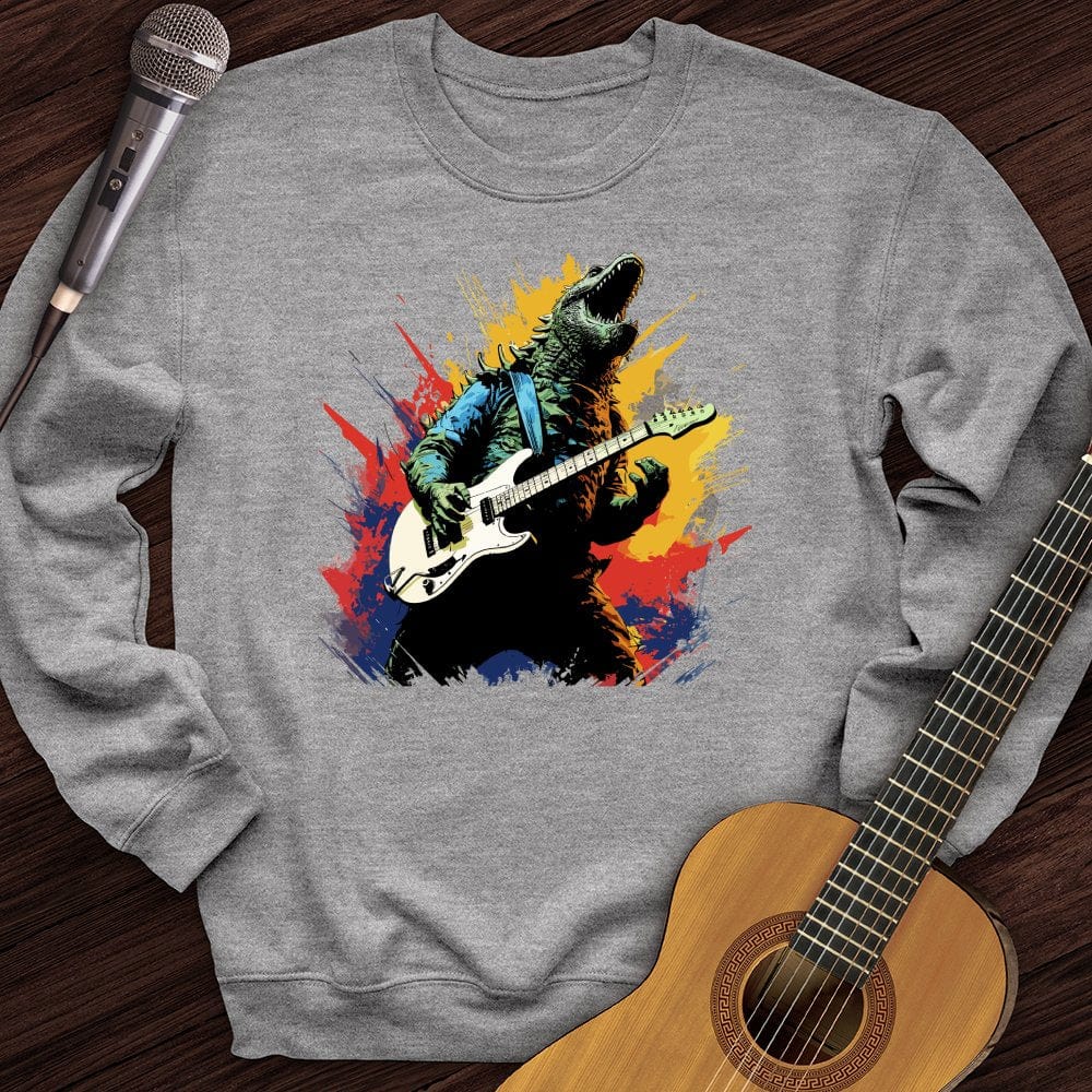 Printify Sweatshirt Sport Grey / S Dino Rocker Crewneck