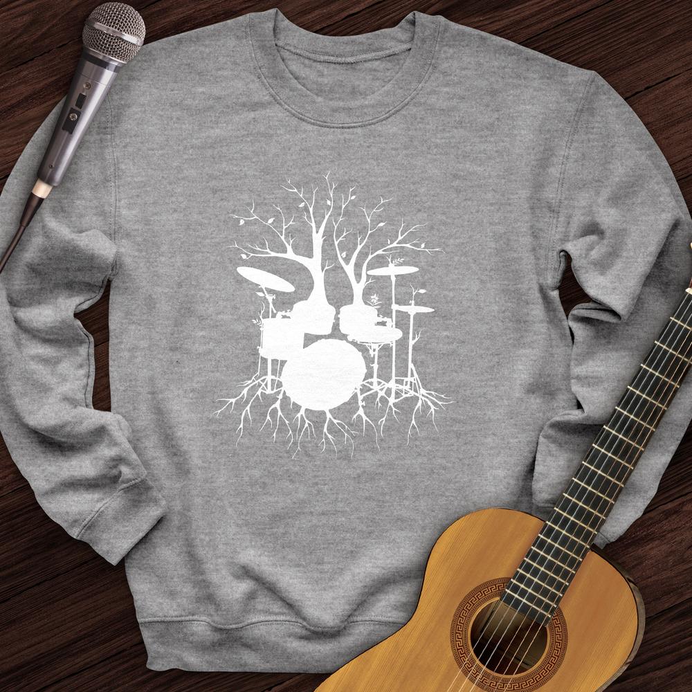 Printify Sweatshirt Sport Grey / S Drumming Roots Crewneck