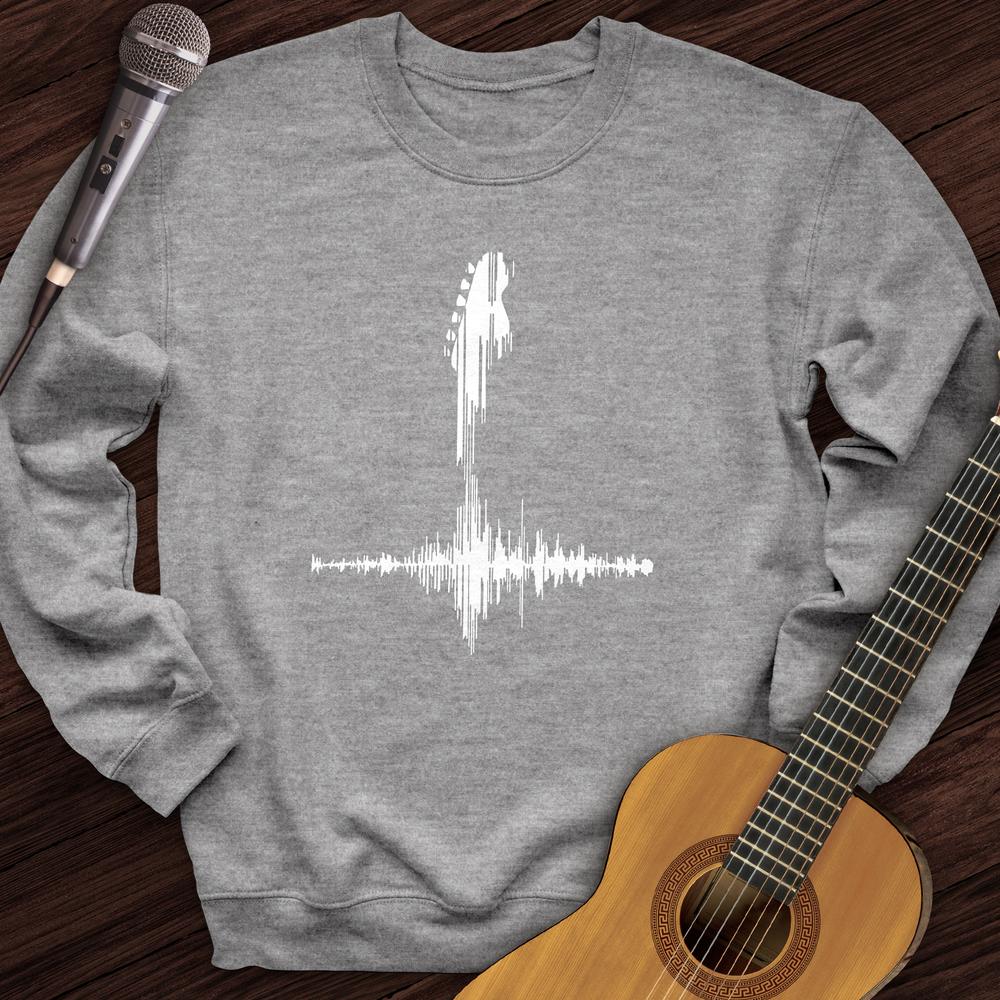 Printify Sweatshirt Sport Grey / S Guitar Frequency Crewneck