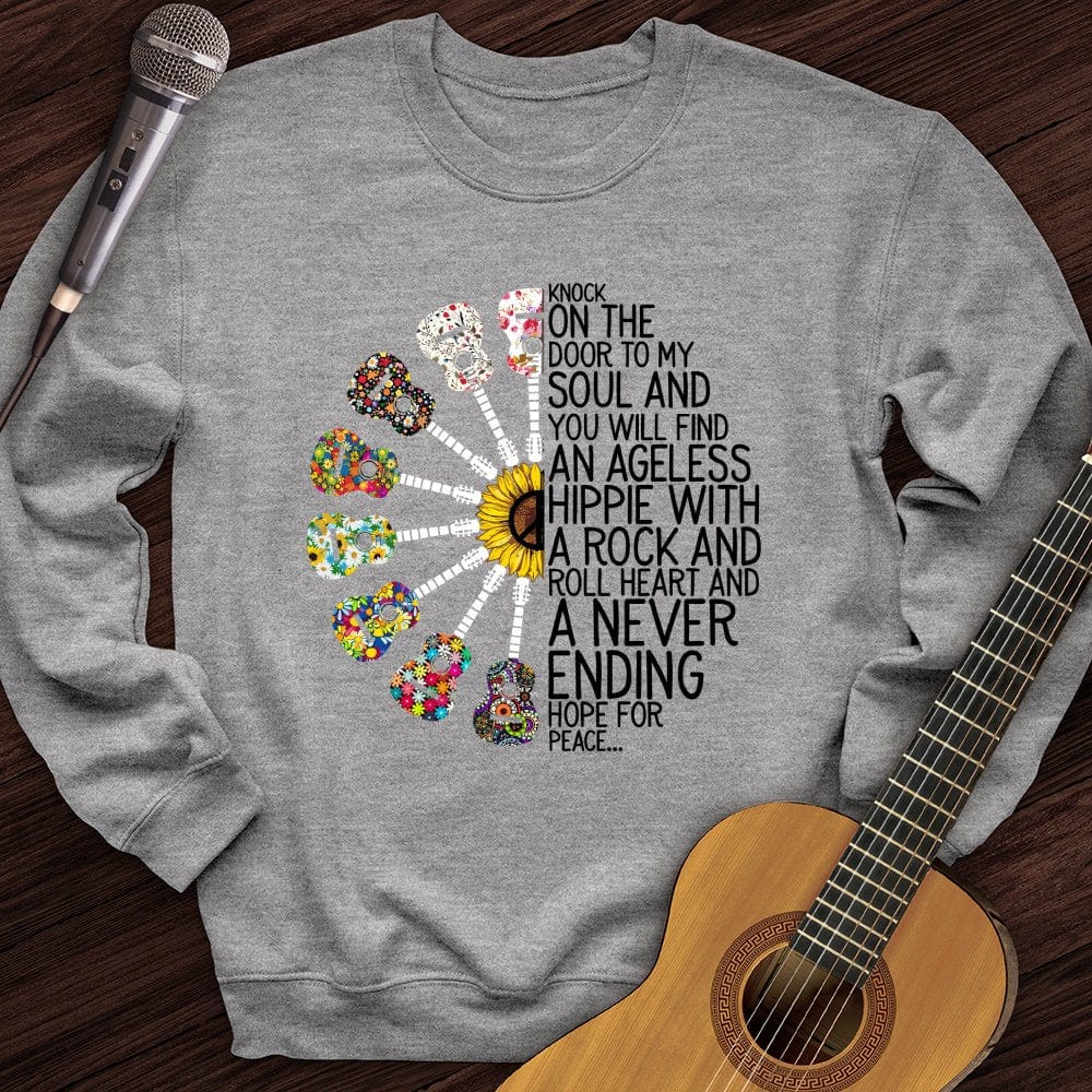 Printify Sweatshirt Sport Grey / S Hippie Soul Crewneck