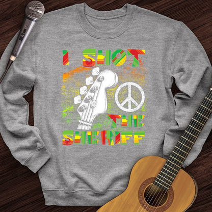 Printify Sweatshirt Sport Grey / S I Shot The Sheriff Crewneck