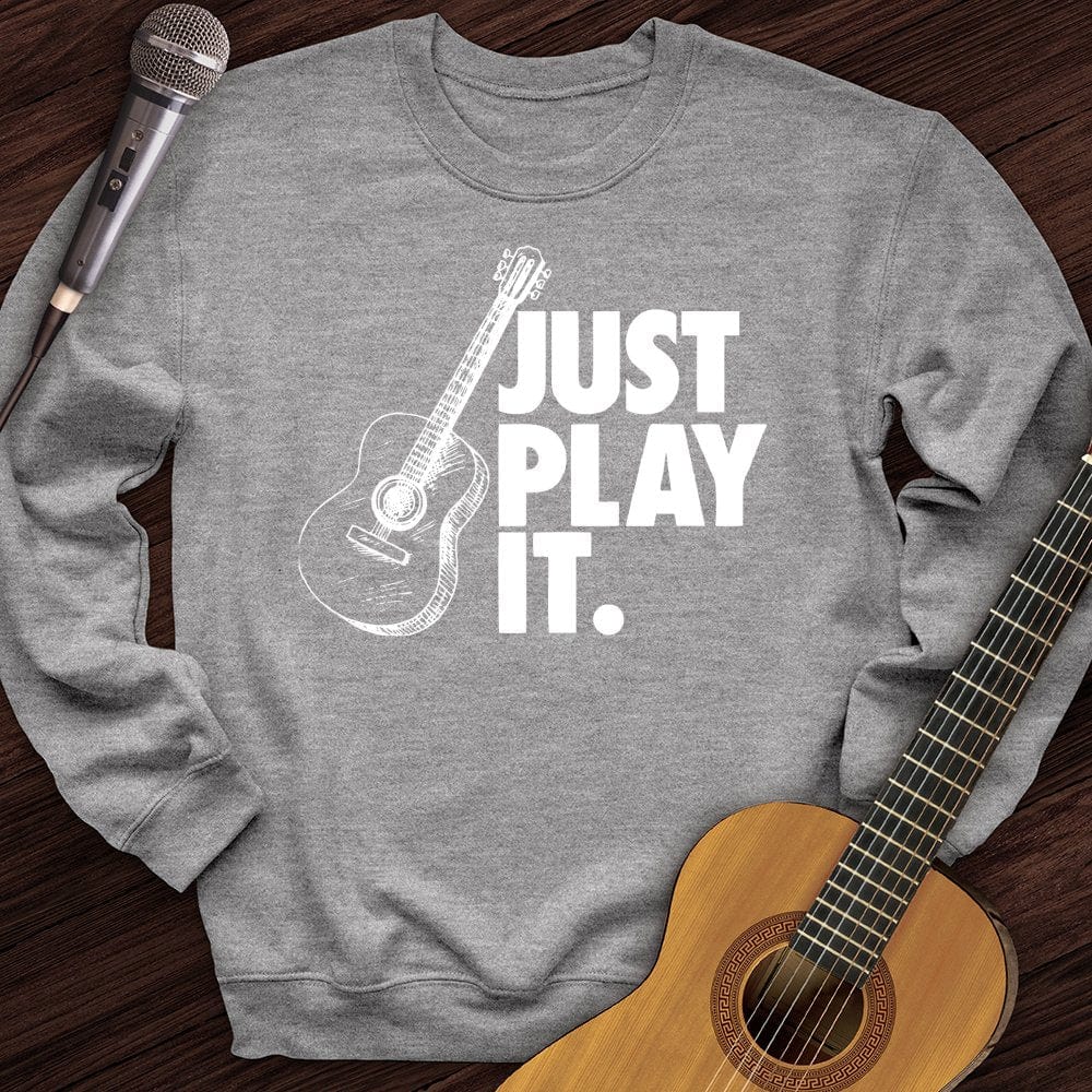 Printify Sweatshirt Sport Grey / S Just Play It Crewneck