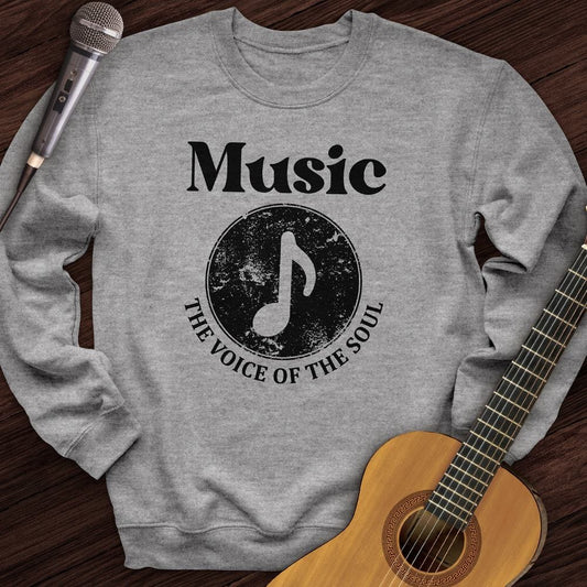 Printify Sweatshirt Sport Grey / S Language of Music Crewneck